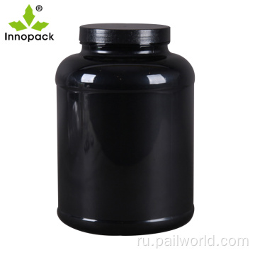 5liter Black Pet Пластиковые банки с крышками оптом